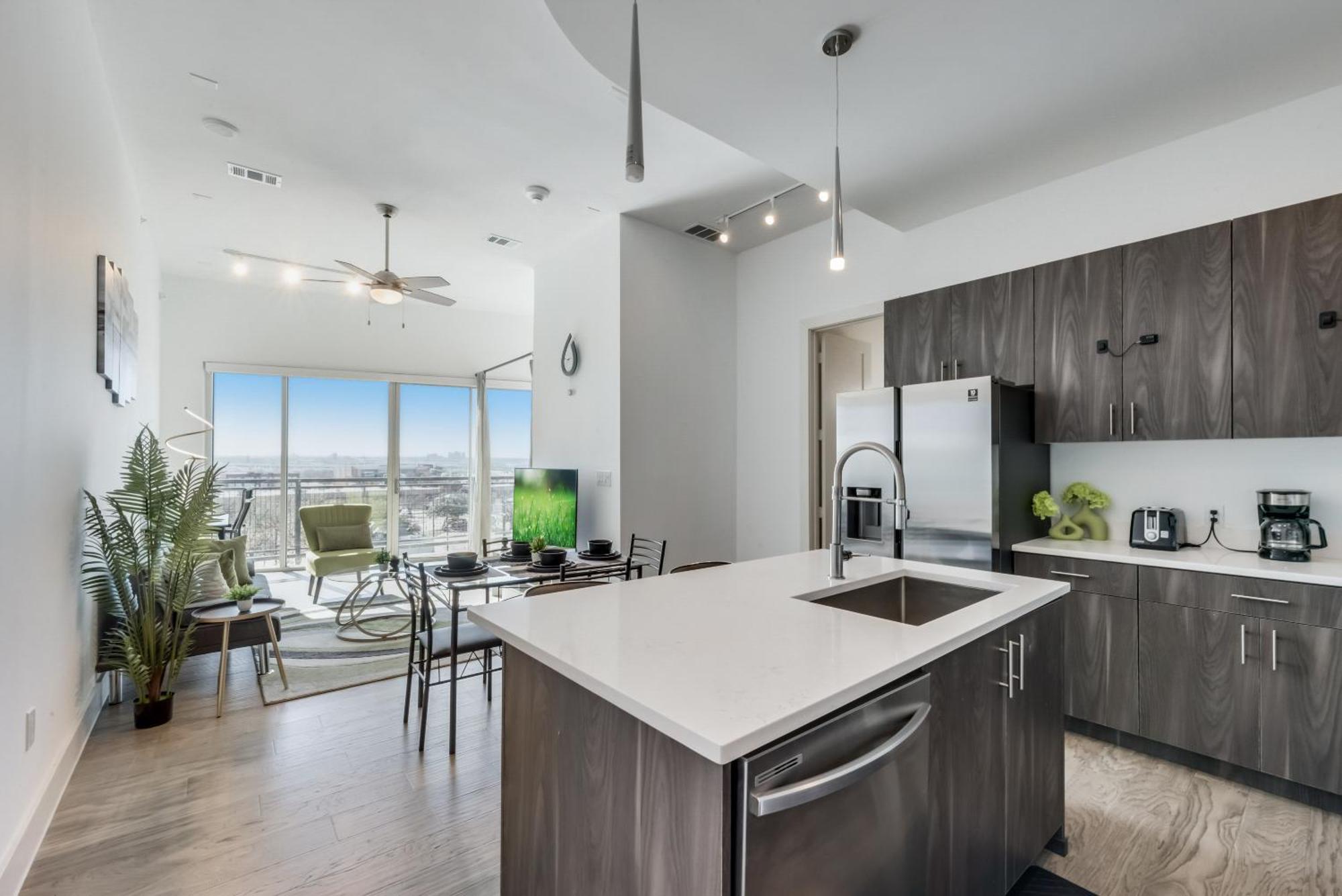 Snappy Loft Style 2Br I Gym I Parking I Workspace Dallas Exteriör bild